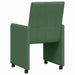 Scaune de dining cu roți 2 pcs Gri verde 57 x 66 x 94 cm - WALTI WALTI