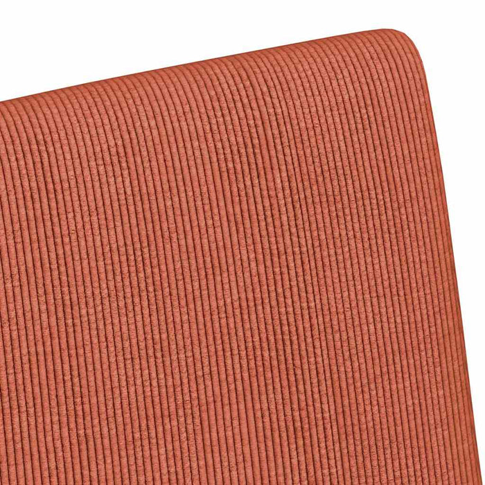 Scaune de dining cu roți 2 pcs Roșu portocalie 57 x 66 x 94 cm - WALTI WALTI