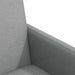 Scaune de dining cu roți 2 pcs Gri deschis 57 x 66 x 94 cm - WALTI WALTI