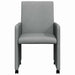 Scaune de dining cu roți 2 pcs Gri deschis 57 x 66 x 94 cm - WALTI WALTI