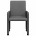 Scaune de dining cu roți 2 pcs Gri închis 57 x 66 x 94 cm - WALTI WALTI