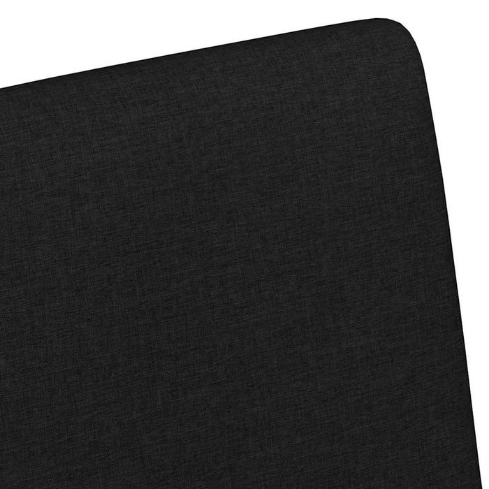 Scaune de dining cu roți 2 pcs Negru 57 x 66 x 94 cm țesătură - WALTI WALTI