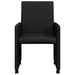 Scaune de dining cu roți 2 pcs Negru 57 x 66 x 94 cm țesătură - WALTI WALTI