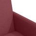 Scaune de dining cu roți 2 pcs bordo 57 x 66 x 94 cm țesătură - WALTI WALTI