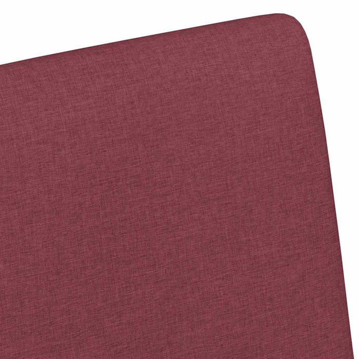 Scaune de dining cu roți 2 pcs bordo 57 x 66 x 94 cm țesătură - WALTI WALTI