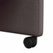 Scaune de dining cu roți 2 pcs Maro închis 57 x 66 x 94 cm - WALTI WALTI
