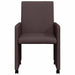 Scaune de dining cu roți 2 pcs Maro închis 57 x 66 x 94 cm - WALTI WALTI