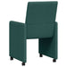 Scaune de dining cu roți 2 pcs Verde închis 57 x 66 x 94 cm - WALTI WALTI