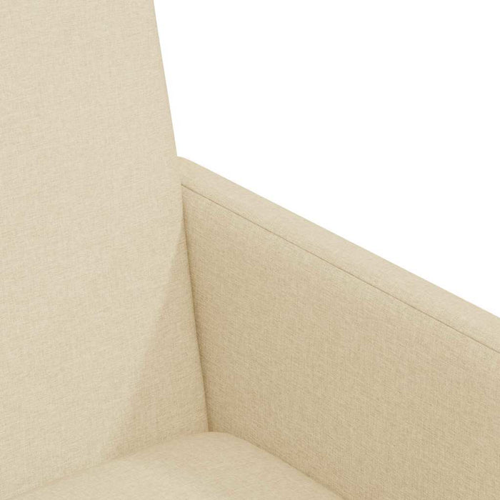 Scaune de dining cu roți 2 pcs Crem 57 x 66 x 94 cm țesătură - WALTI WALTI