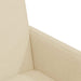 Scaune de dining cu roți 2 pcs Crem 57 x 66 x 94 cm țesătură - WALTI WALTI