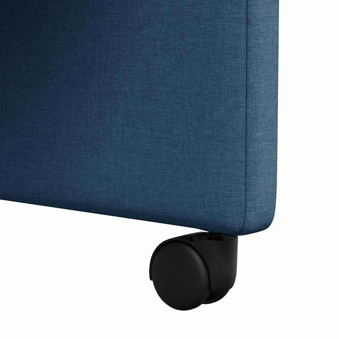 Scaune de dining cu roți cu roți 2 pcs albastru 57 x 66 x 94 cm - WALTI WALTI