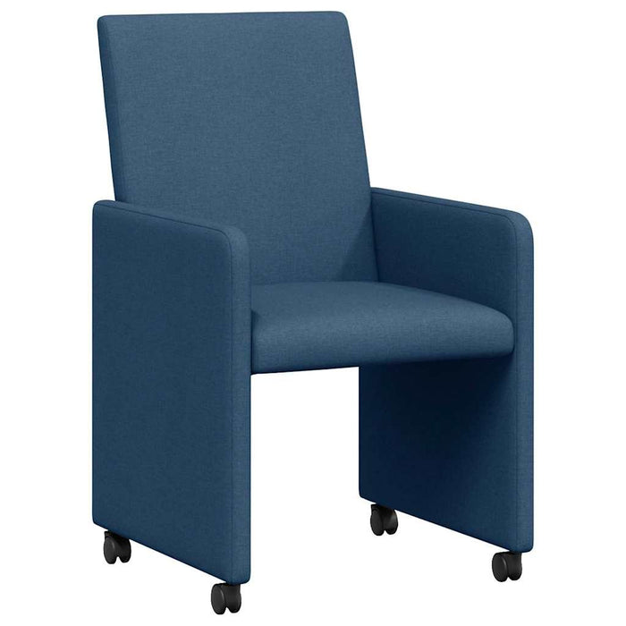 Scaune de dining cu roți cu roți 2 pcs albastru 57 x 66 x 94 cm - WALTI WALTI