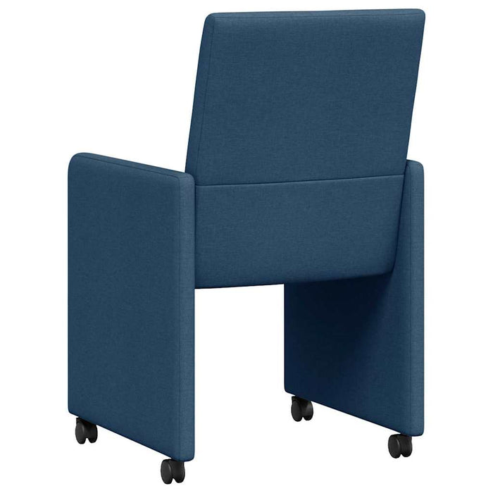 Scaune de dining cu roți cu roți 2 pcs albastru 57 x 66 x 94 cm - WALTI WALTI