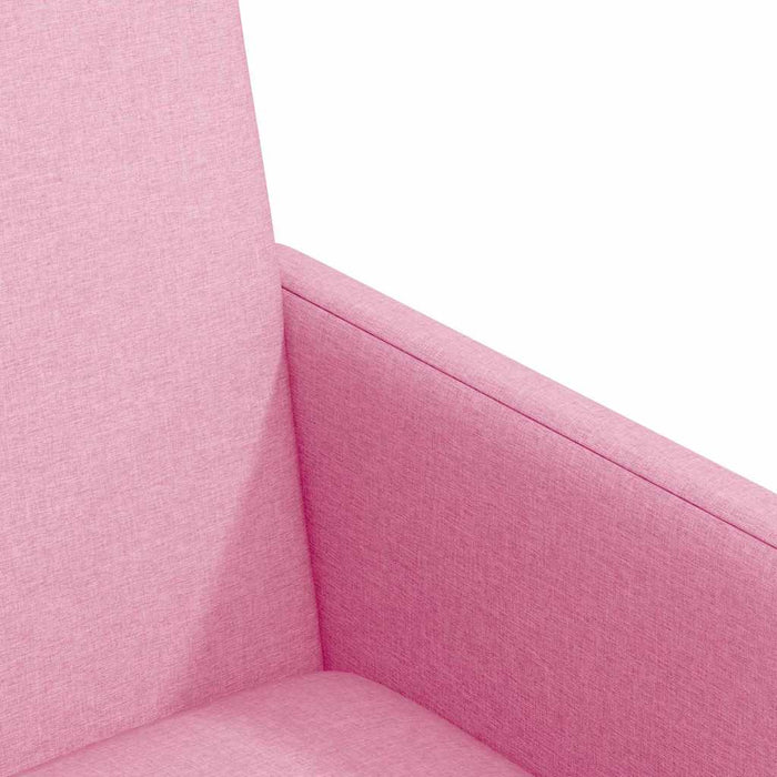 Scaune de dining cu roți 2 pcs Roz 57 x 66 x 94 cm țesătură - WALTI WALTI