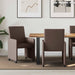 Scaune de dining cu roți cu roți 2 pcs Maro 57 x 66 x 94 cm - WALTI WALTI