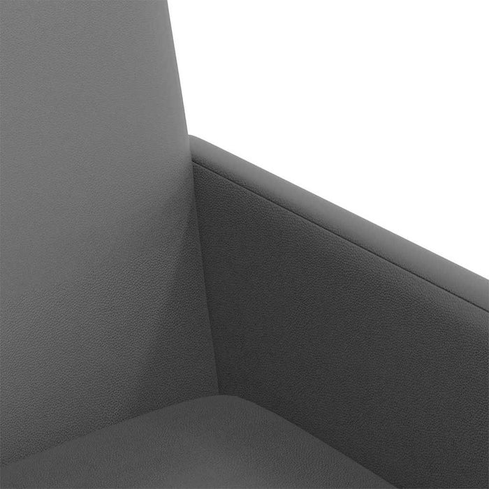 Scaune de dining cu roți cu roți 2 pcs Gri 57 x 66 x 94 cm - WALTI WALTI