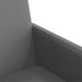Scaune de dining cu roți cu roți 2 pcs Gri 57 x 66 x 94 cm - WALTI WALTI