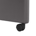 Scaune de dining cu roți cu roți 2 pcs Gri 57 x 66 x 94 cm - WALTI WALTI