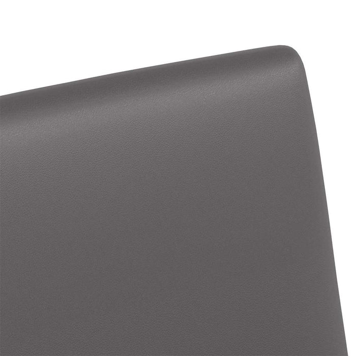 Scaune de dining cu roți cu roți 2 pcs Gri 57 x 66 x 94 cm - WALTI WALTI