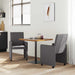 Scaune de dining cu roți cu roți 2 pcs Gri 57 x 66 x 94 cm - WALTI WALTI