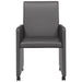 Scaune de dining cu roți cu roți 2 pcs Gri 57 x 66 x 94 cm - WALTI WALTI