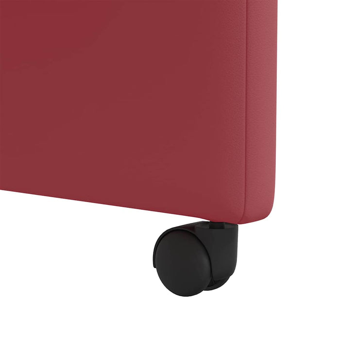 Scaune de dining cu roți cu roți 2 pcs bordo 57 x 66 x 94 cm - WALTI WALTI