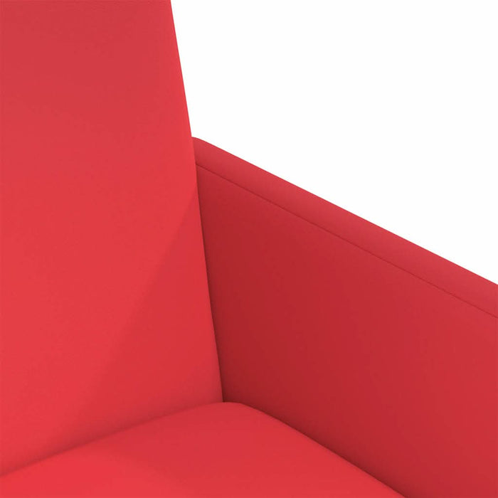 Scaune de dining cu roți cu roți 2 pcs Roșu 57 x 66 x 94 cm - WALTI WALTI
