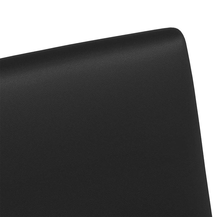 Scaune de dining cu roți cu roți 2 pcs Negru 57 x 66 x 94 cm - WALTI WALTI