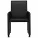 Scaune de dining cu roți cu roți 2 pcs Negru 57 x 66 x 94 cm - WALTI WALTI
