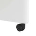 Scaune de dining cu roți cu roți 2 pcs Alb 57 x 66 x 94 cm - WALTI WALTI