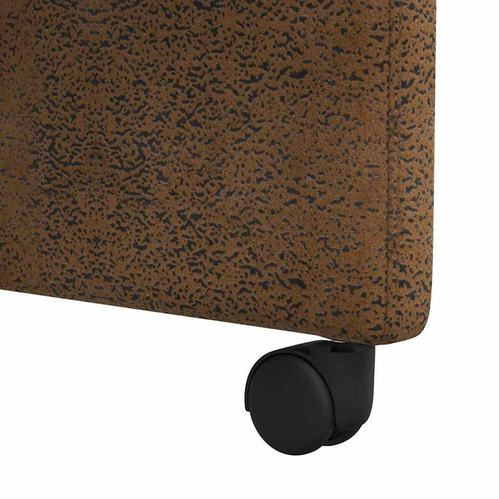 Scaune de dining cu roți cu roți 2 pcs Maro 57 x 66 x 94 cm - WALTI WALTI