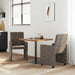 Scaune de dining cu roți 2 pcs Gri închis 57 x 66 x 94 cm - WALTI WALTI