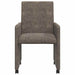 Scaune de dining cu roți 2 pcs Gri închis 57 x 66 x 94 cm - WALTI WALTI