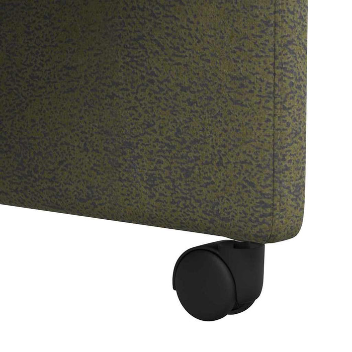 Scaune de dining cu roți 2 pcs Verde militar 57 x 66 x 94 cm - WALTI WALTI