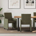 Scaune de dining cu roți 2 pcs Verde militar 57 x 66 x 94 cm - WALTI WALTI