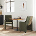 Scaune de dining cu roți 2 pcs Verde militar 57 x 66 x 94 cm - WALTI WALTI