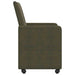 Scaune de dining cu roți 2 pcs Verde militar 57 x 66 x 94 cm - WALTI WALTI