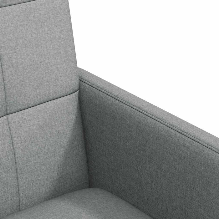 Scaune de dining cu roți 2 pcs Gri deschis 58 x 65 x 94 cm - WALTI WALTI