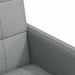 Scaune de dining cu roți 2 pcs Gri deschis 58 x 65 x 94 cm - WALTI WALTI