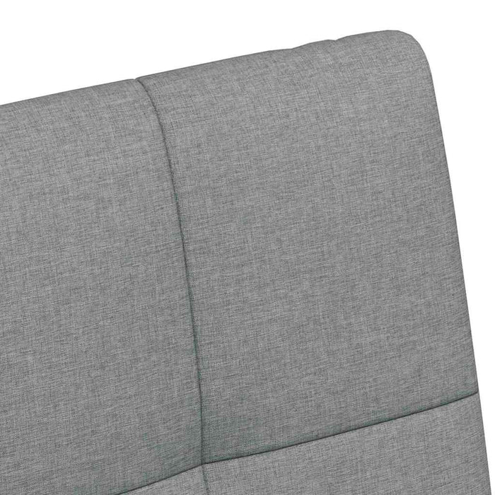 Scaune de dining cu roți 2 pcs Gri deschis 58 x 65 x 94 cm - WALTI WALTI