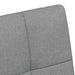 Scaune de dining cu roți 2 pcs Gri deschis 58 x 65 x 94 cm - WALTI WALTI