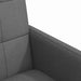 Scaune de dining cu roți 2 pcs Gri închis 58 x 65 x 94 cm - WALTI WALTI