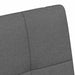 Scaune de dining cu roți 2 pcs Gri închis 58 x 65 x 94 cm - WALTI WALTI