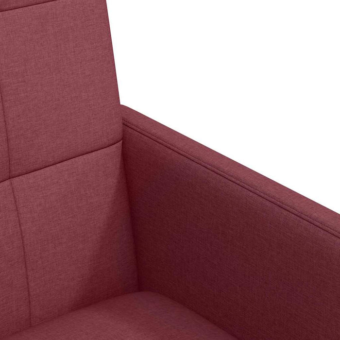 Scaune de dining cu roți 2 pcs bordo 58 x 65 x 94 cm țesătură - WALTI WALTI