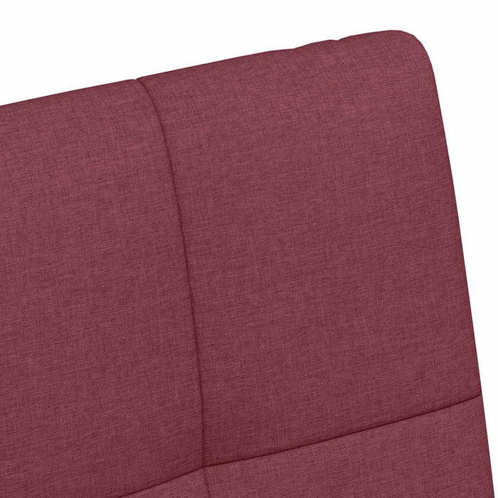 Scaune de dining cu roți 2 pcs bordo 58 x 65 x 94 cm țesătură - WALTI WALTI