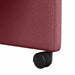 Scaune de dining cu roți 2 pcs bordo 58 x 65 x 94 cm țesătură - WALTI WALTI