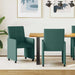 Scaune de dining cu roți 2 pcs Verde închis 58 x 65 x 94 cm - WALTI WALTI
