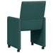 Scaune de dining cu roți 2 pcs Verde închis 58 x 65 x 94 cm - WALTI WALTI