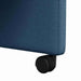 Scaune de dining cu roți cu roți 2 pcs albastru 58 x 65 x 94 cm - WALTI WALTI