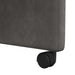 Scaune de dining cu roți cu roți 2 pcs Negru 57 x 67 x 95 cm - WALTI WALTI